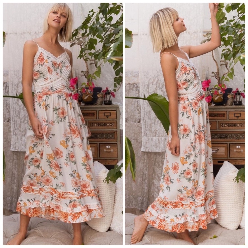 A Summer’s Delight in Florals Woven Dress - Picture 2 of 13